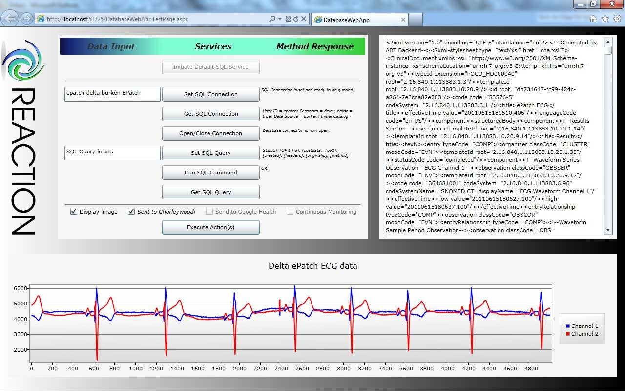 web browser interface